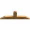 Ekena Millwork Portland Rough Sawn Timber Gable Bracket, Western Red Cedar, 36"W x 12"H x 2"D x 4"F, 8/12 Pitch GBW036X12X0204POR00RWR - alternate 4